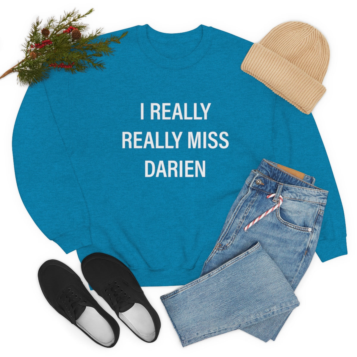 I Really Really Miss Darien Unisex Heavy Blend™ Crewneck Sweatshirt