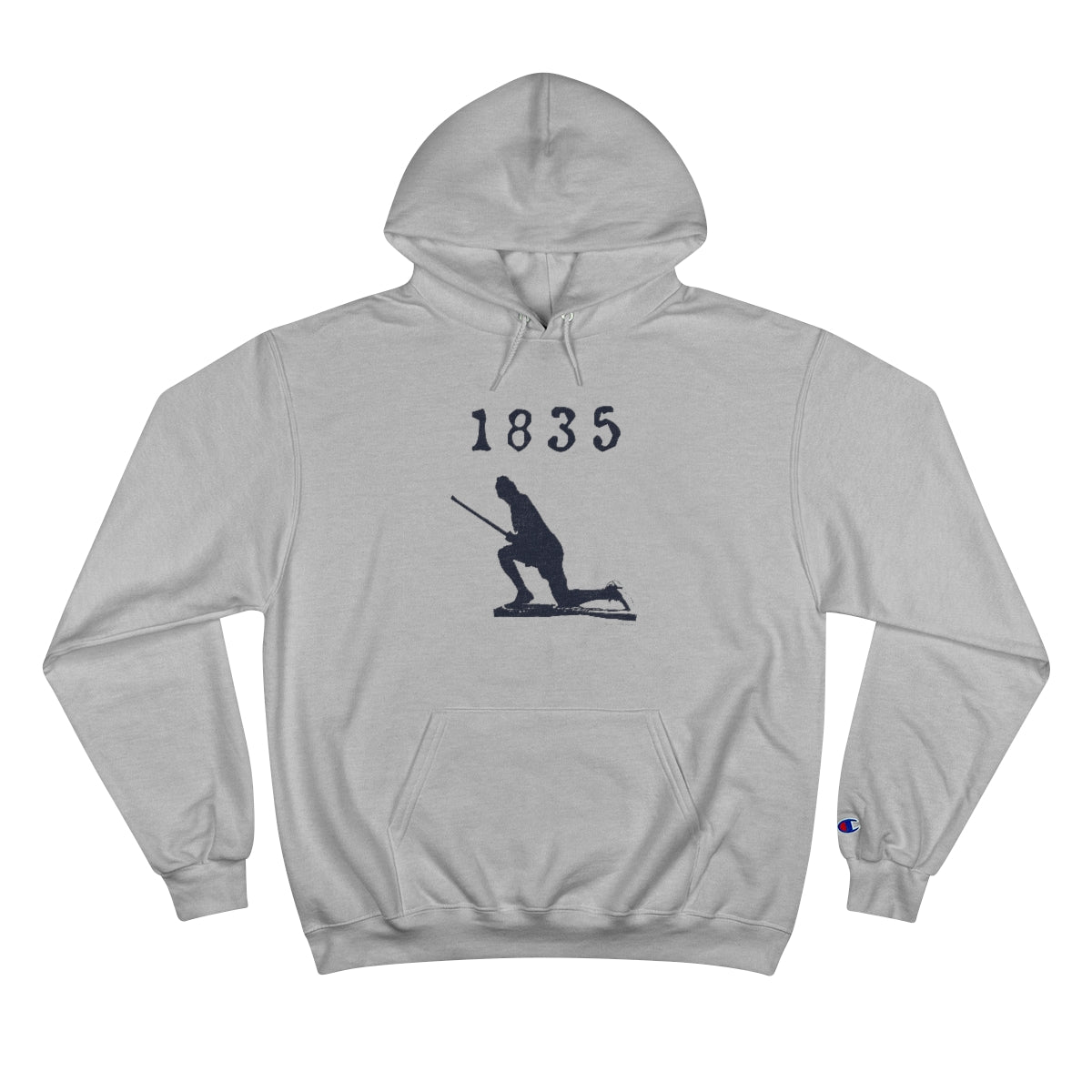 1835 Westport - Large Minuteman Champion Hoodie