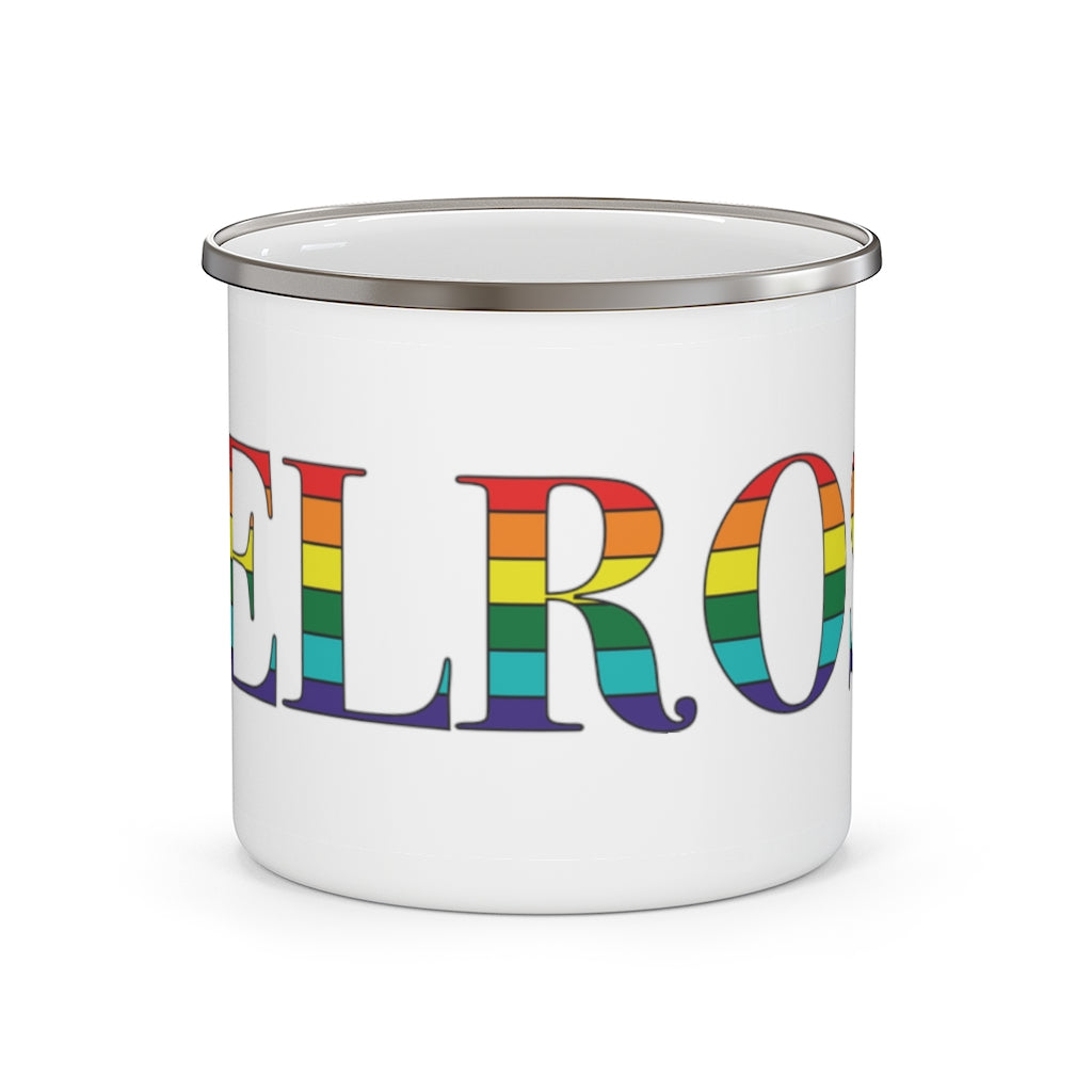 Melrose Rainbow Enamel Camping Mug