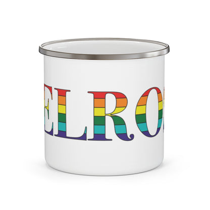 Melrose Rainbow Enamel Camping Mug