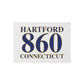 Hartford 860 Connecticut Outdoor Rug 860 Hartford Collection. Inspired by the Connecticut flag and the 860! Show off for your pride for Connecticut and Hartford!   Proceeds of this collection go to help build Finding Connecticut’s website and brand. • Free USA shipping   Click here to go to our home page 