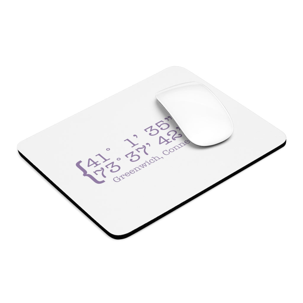 Greenwich Coordinates Mousepad