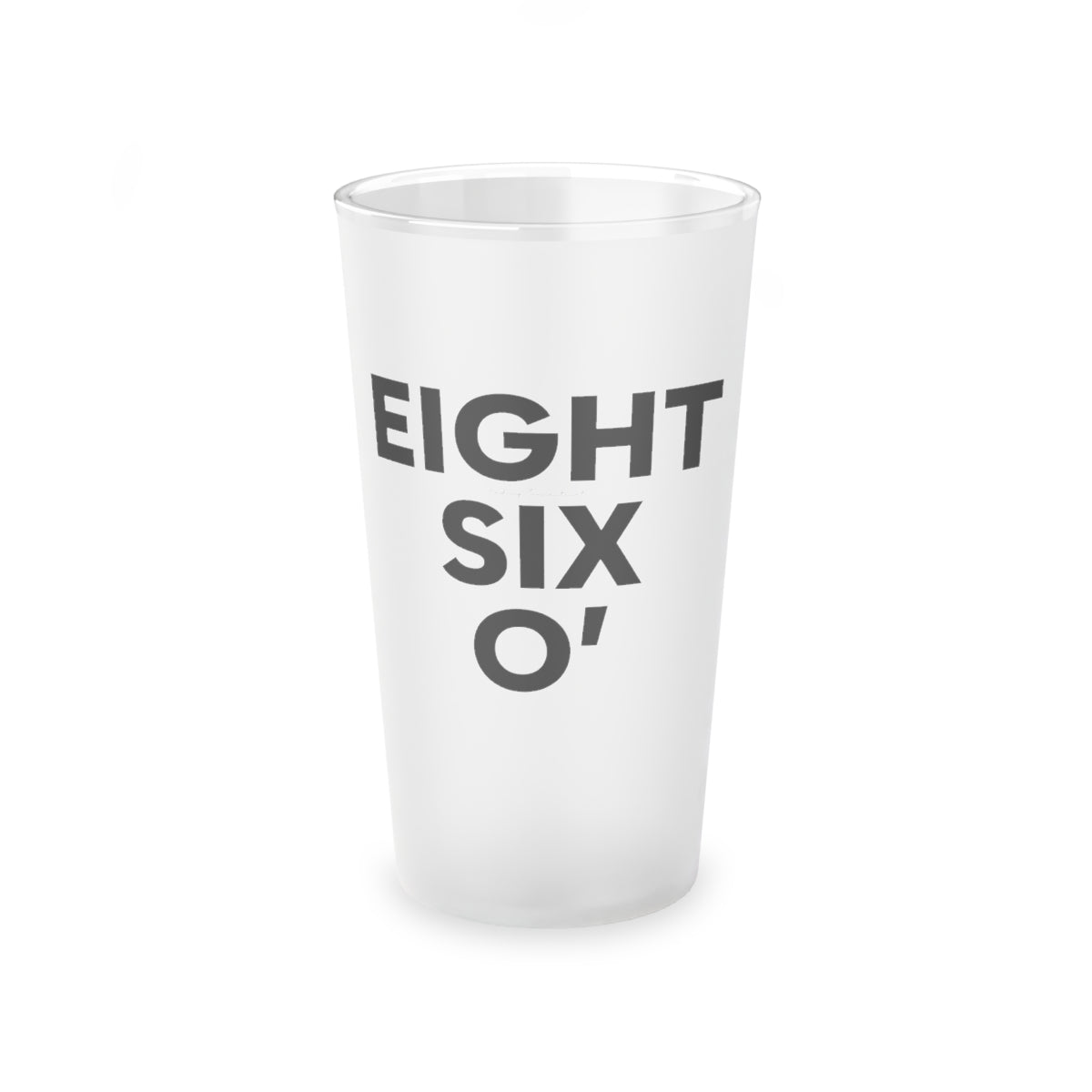 eight six oh / 860 / ct / connecticut pint glass drinkware 