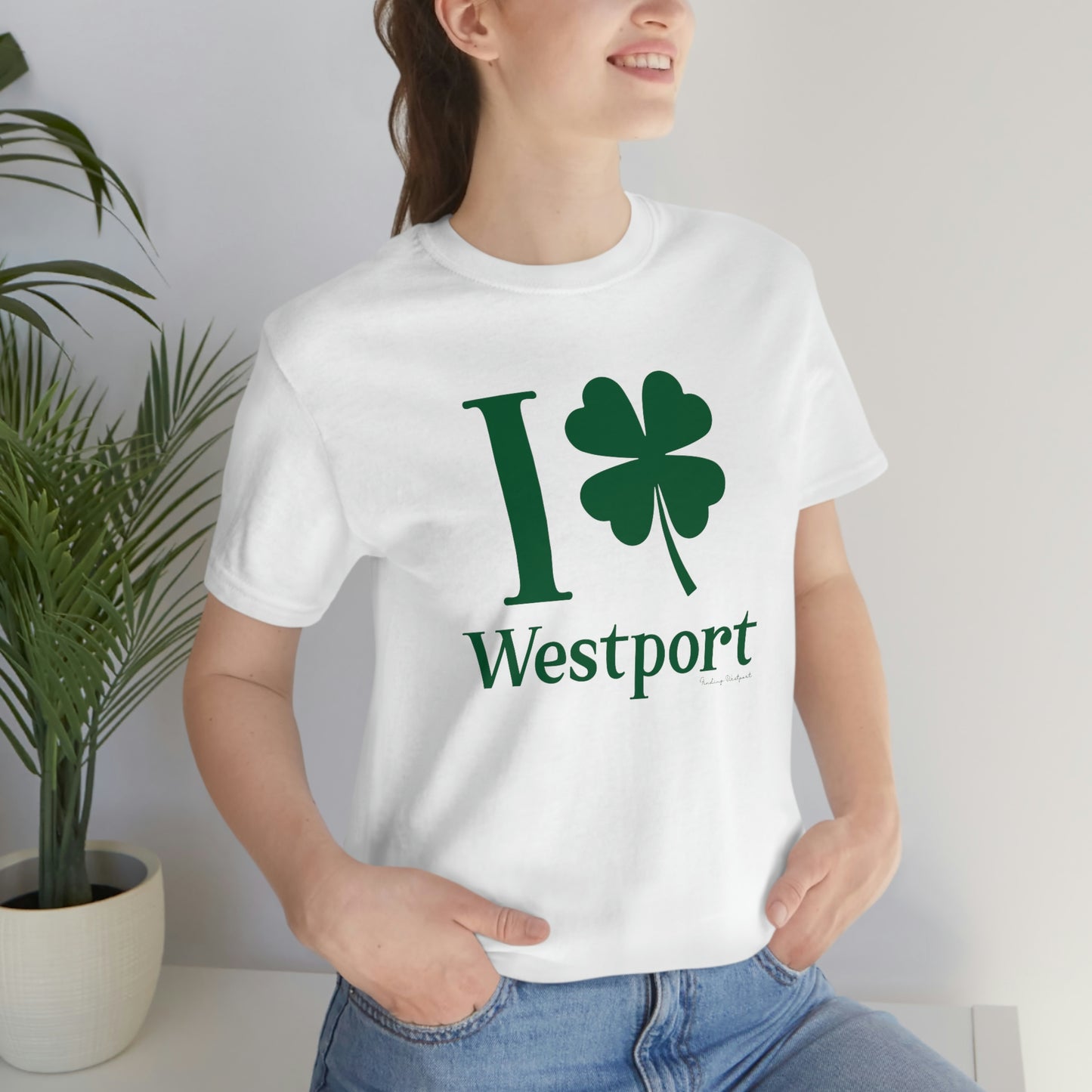 I Clover Westport (Green) Unisex Jersey Short Sleeve Tee