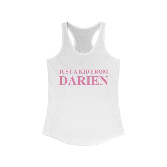 just a kid from darien tank top 