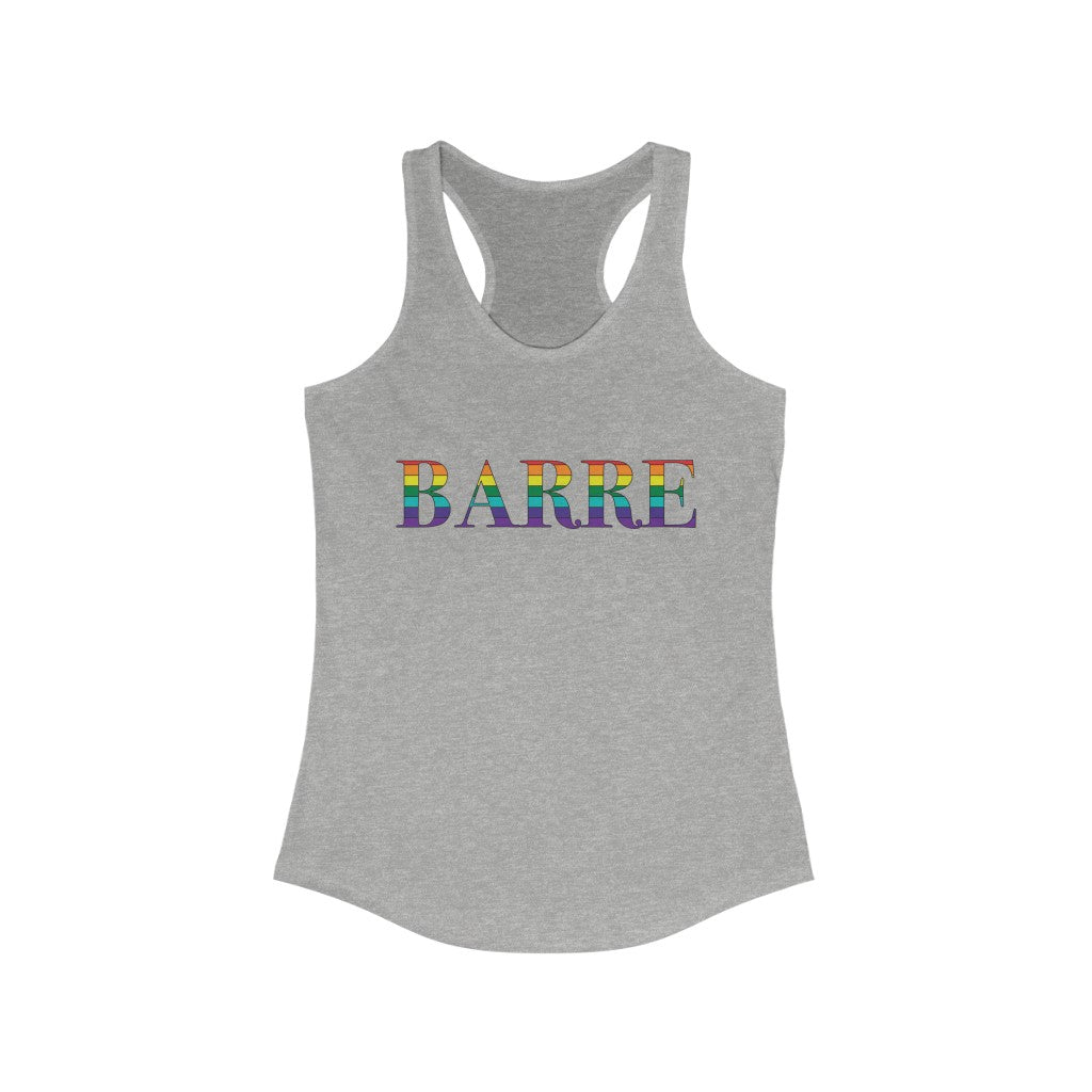 Barre Rainbow Women's Ideal Racerback Tank