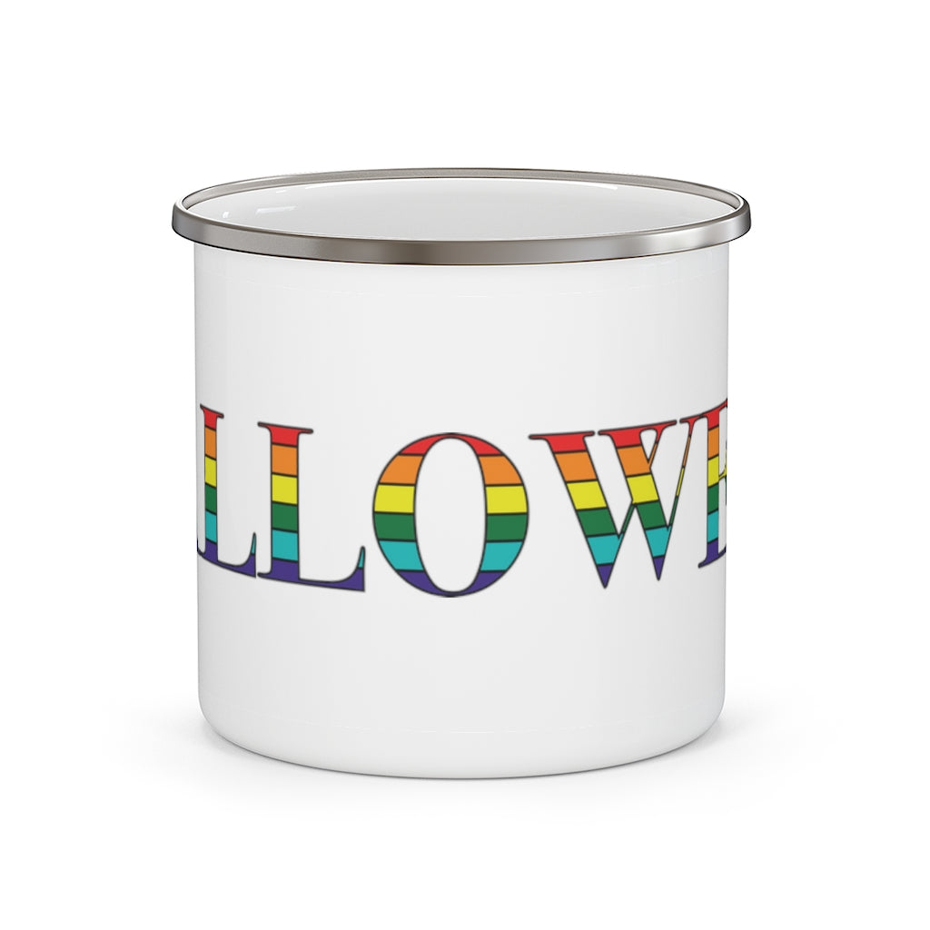 Hallowell Rainbow Enamel Camping Mug