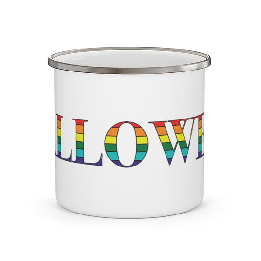 Hallowell Rainbow Enamel Camping Mug