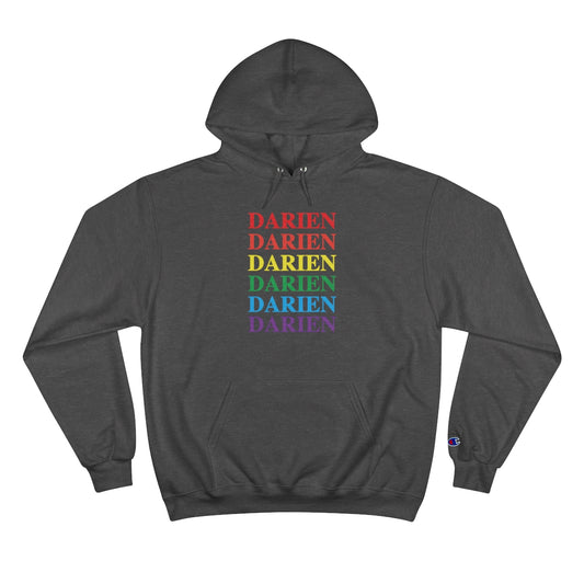 darien pride champion hooded sweatshirt hoodie