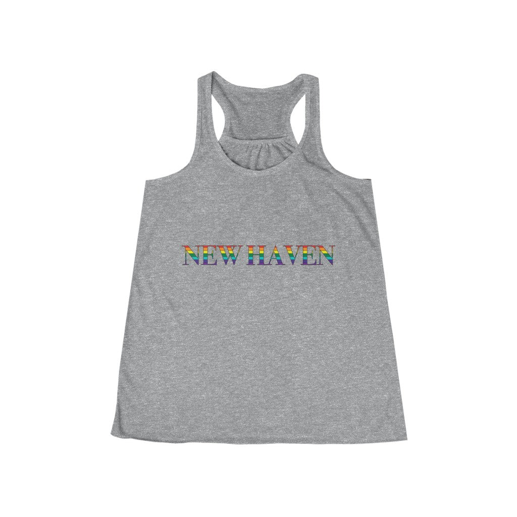 New Haven Rainbow Women's Flowy Racerback Tank