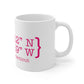Stamford Coordinates White Ceramic Mug