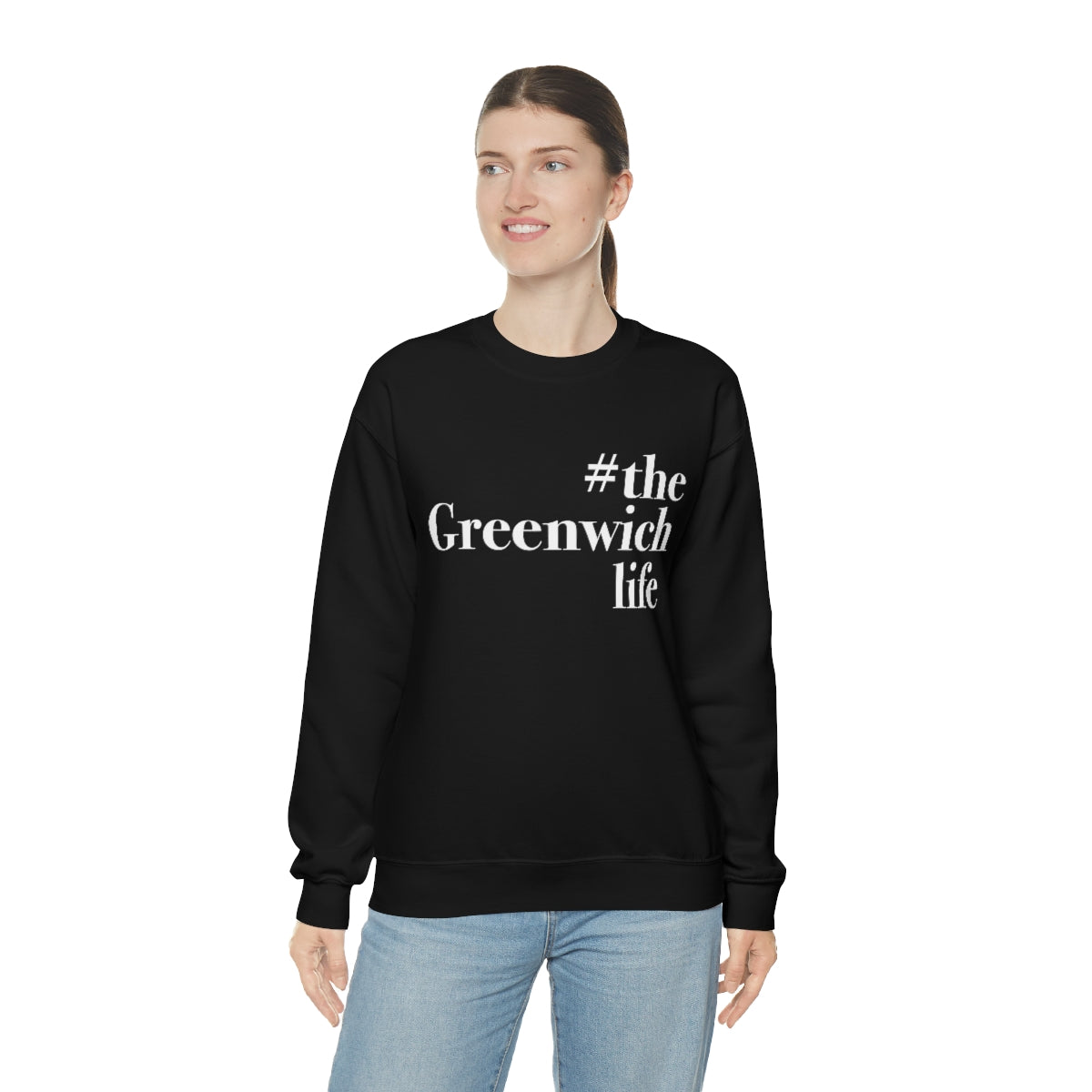 #thegreenwichlife Unisex Heavy Blend™ Crewneck Sweatshirt