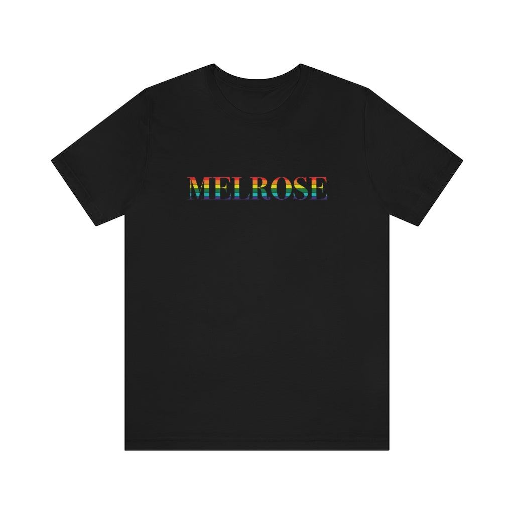 Melrose Rainbow Unisex Jersey Short Sleeve Tee