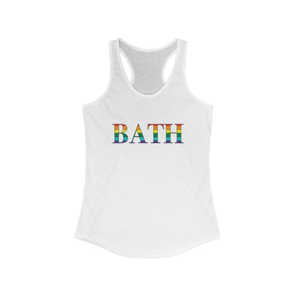 Bath Rainbow Women's Ideal Racerback Tank