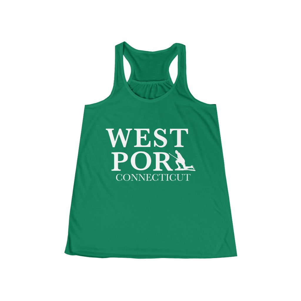 Westport Connecticut Women's Flowy Racerback Tank