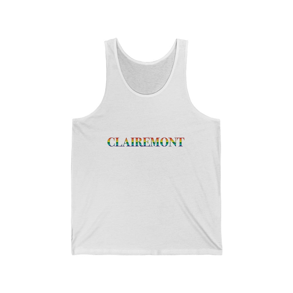 Clairemont Rainbow Unisex Jersey Tank