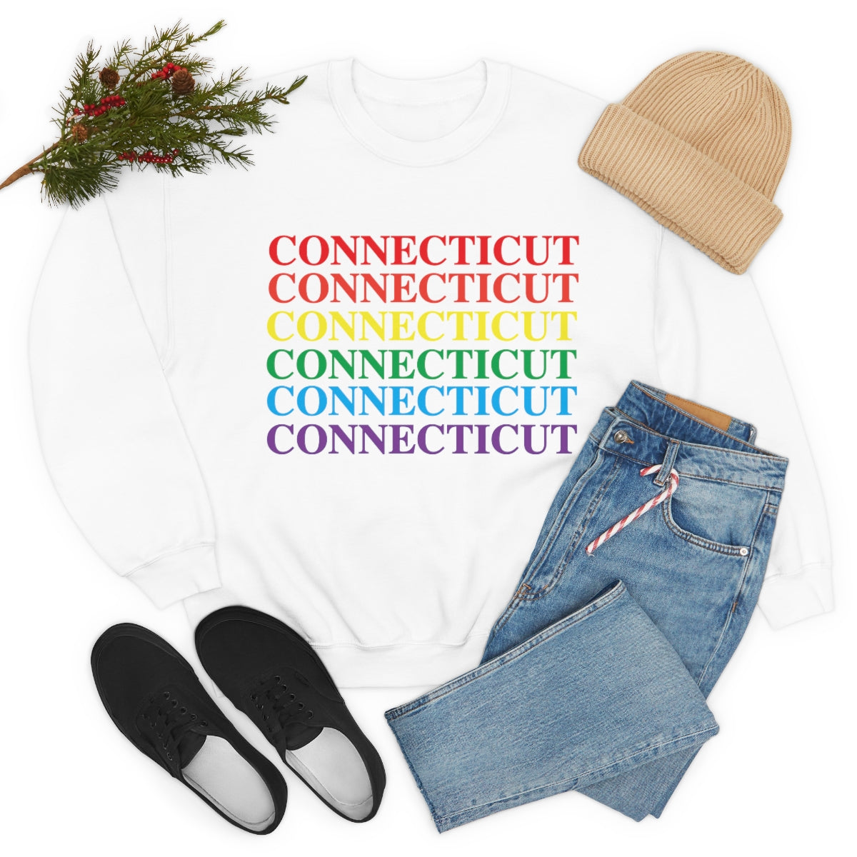 Connecticut Pride Unisex Heavy Blend™ Crewneck Sweatshirt