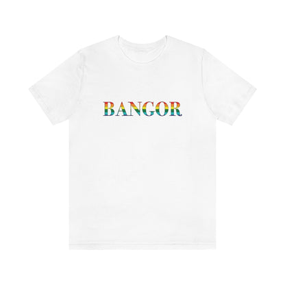 Bangor Rainbow Unisex Jersey Short Sleeve Tee