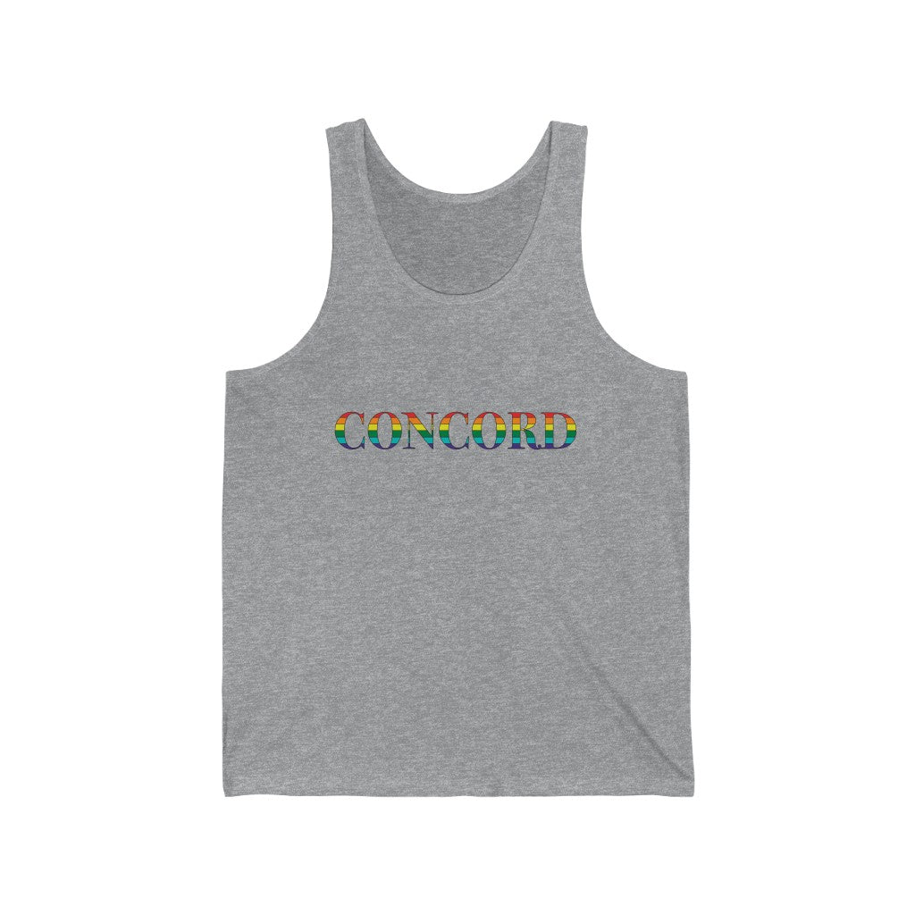 Concord Rainbow  Unisex Jersey Tank