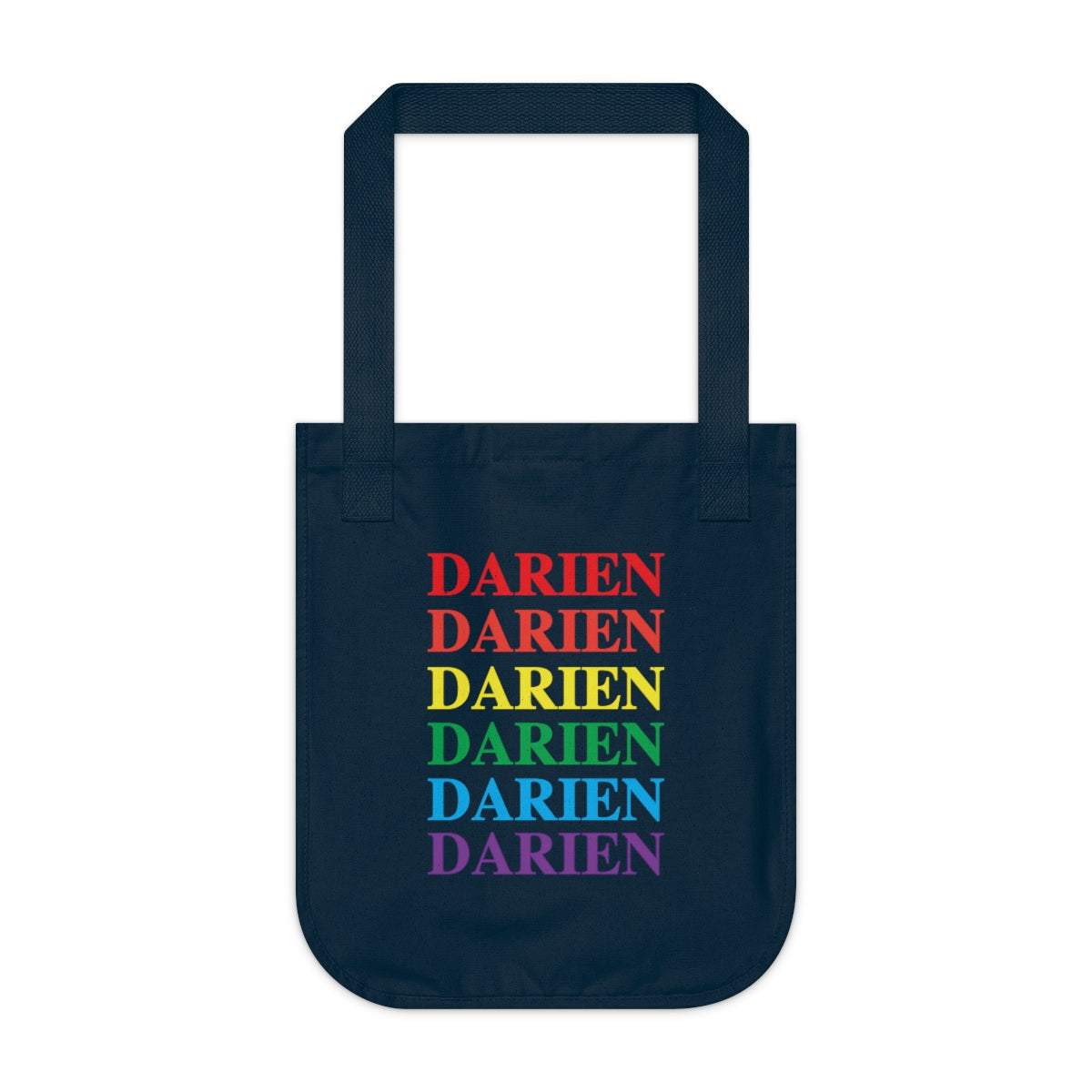 Darien Pride Organic Canvas Tote Bag