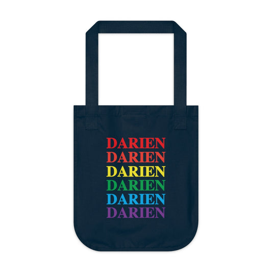 Darien Pride Organic Canvas Tote Bag