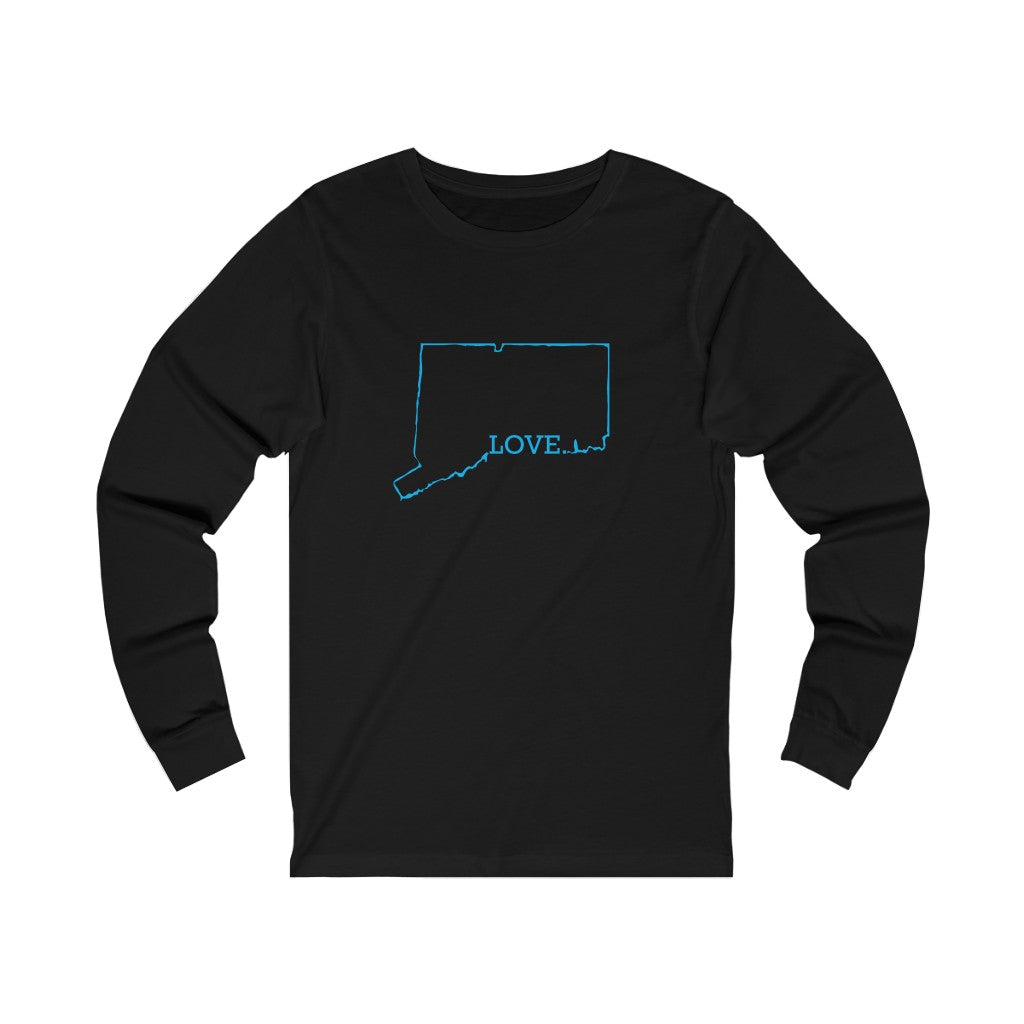 Connecticut love long sleeve tee shirt