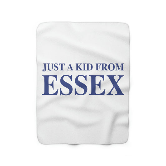 Just a kid from Essex blanket, Essex ct home gifts and apaprel 