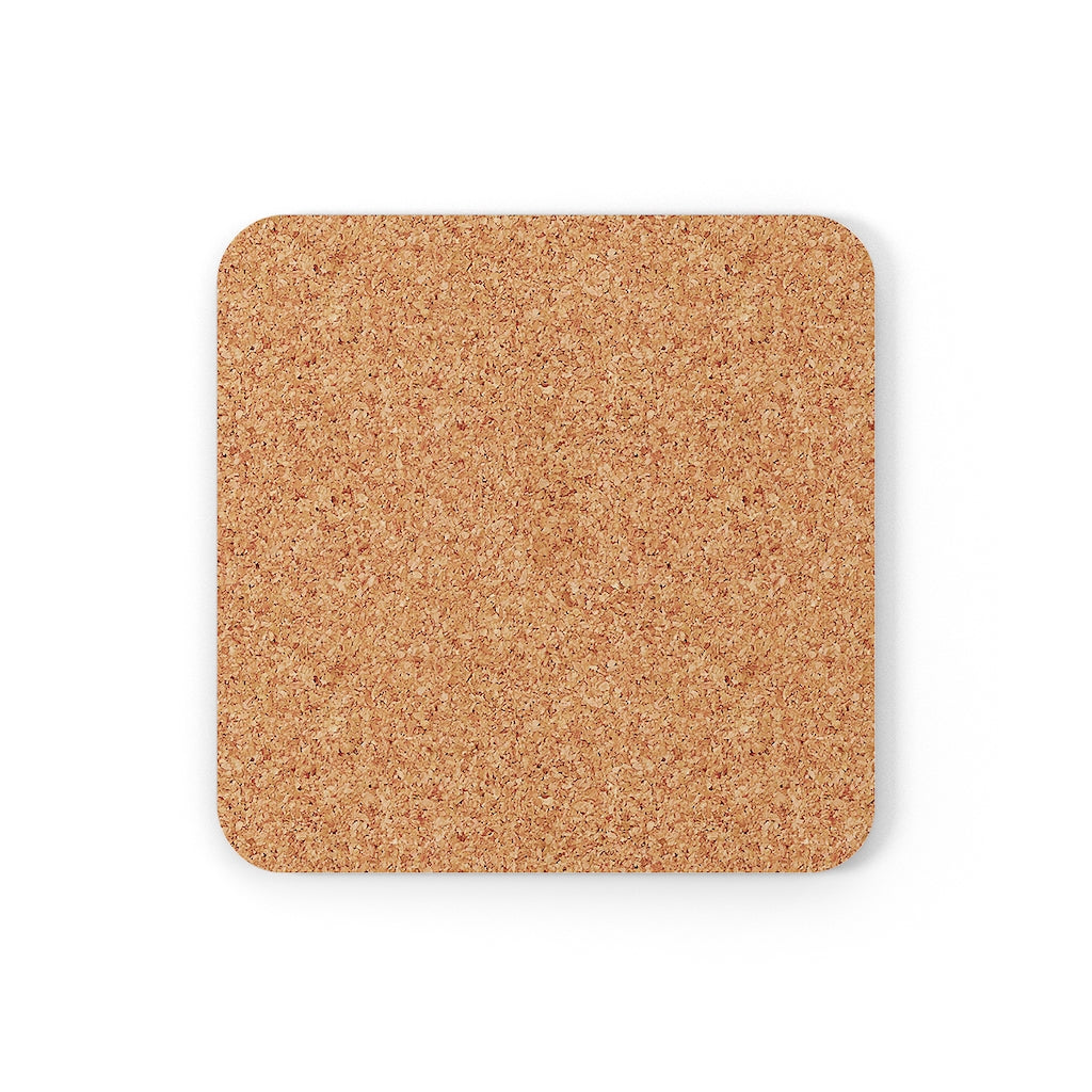 Eat. Sleep. Ridgefield. Repeat. Cork Back Coaster