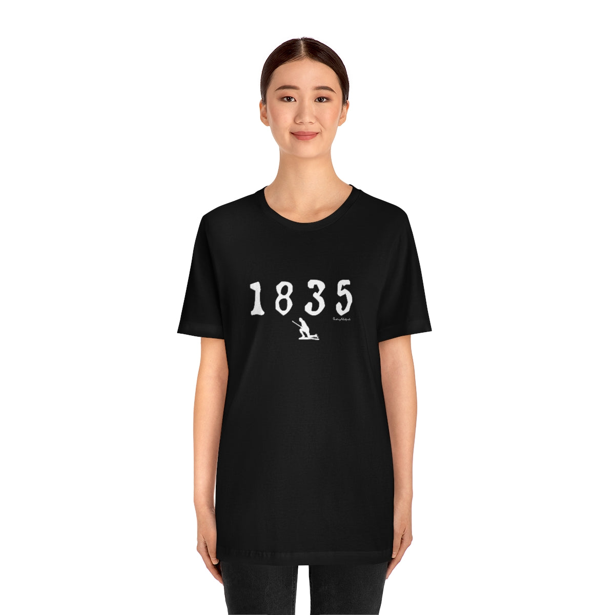 1835 Westport - White Unisex Jersey Short Sleeve Tee