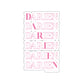 Darien on Repeat Kiss-Cut Stickers