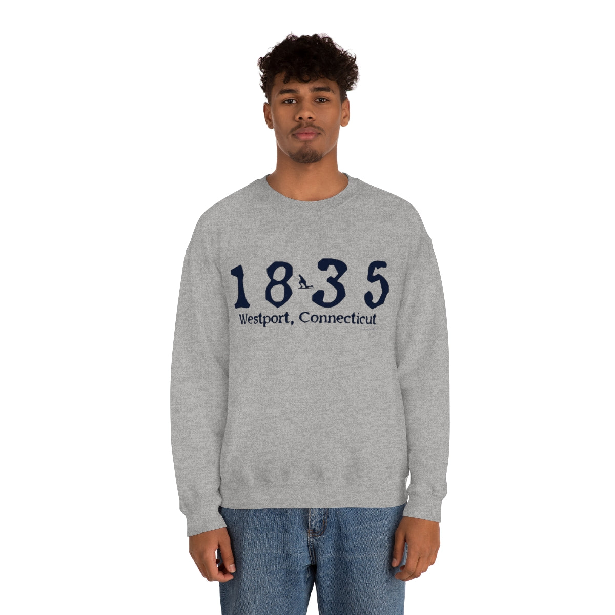 1835 Small Minuteman Unisex Heavy Blend™ Crewneck Sweatshirt