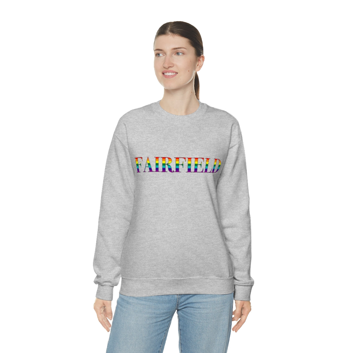 Fairfield Rainbow Unisex Heavy Blend™ Crewneck Sweatshirt