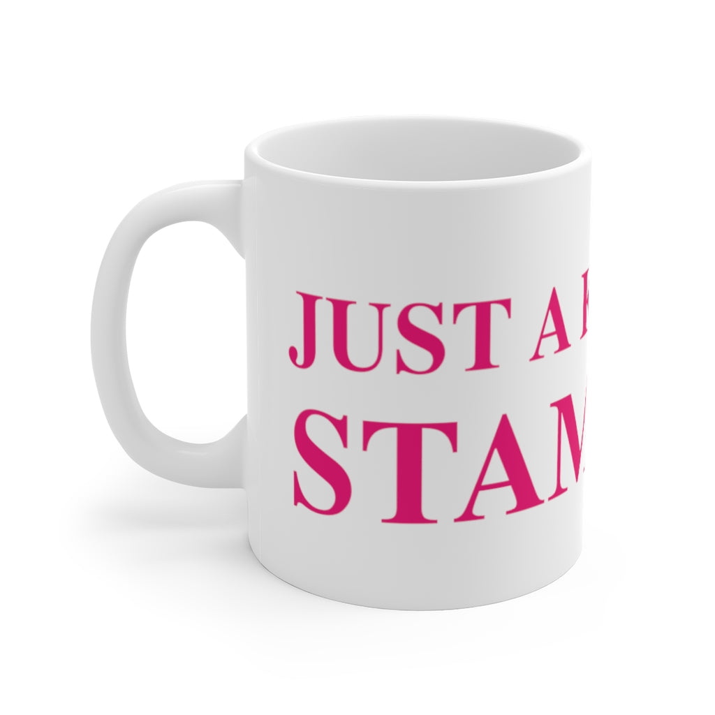 Just a kid from Stamford White Ceramic Mug