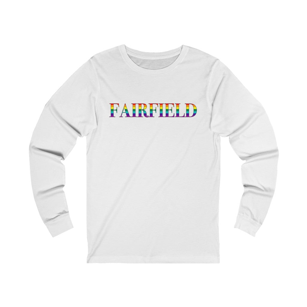 Fairfield Rainbow long sleeve tee shirt 