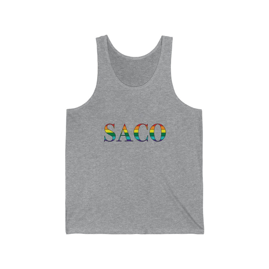 Saco Rainbow Unisex Jersey Tank