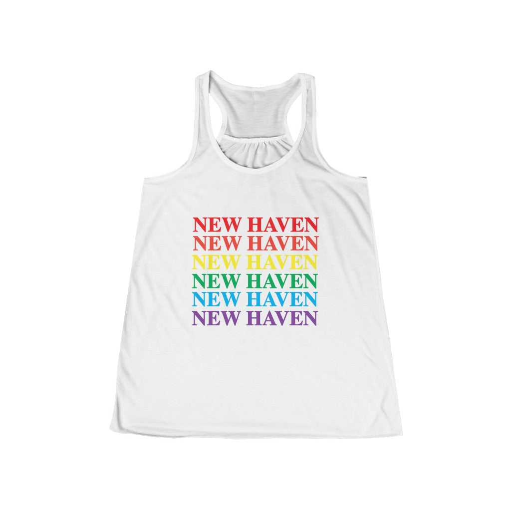 New Haven Pride Women's Flowy Racerback Tank 