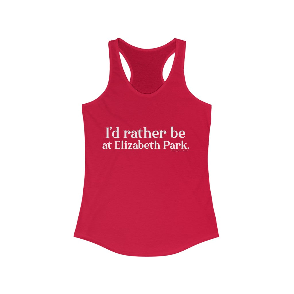 I’d rather be at Elizabeth Park long tank tops.  West Hartford Connecticut tee shirts, hoodies sweatshirts, mugs, and other apparel, home gifts, and souvenirs. Proceeds of this collection go to help Finding Connecticut’s brand. Free USA shipping. 