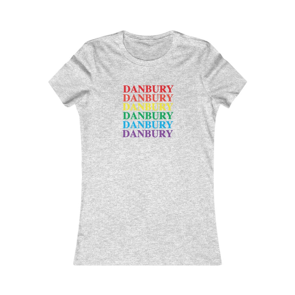 danbury connecticut pride womens tee shirt