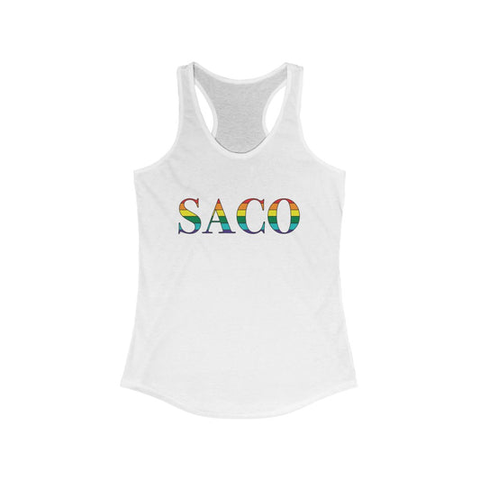 Saco Rainbow Women's Ideal Racerback Tank