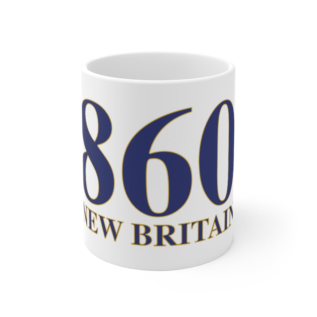 860 New Britain White Ceramic Mug