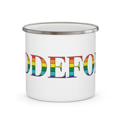 Biddeford Rainbow Enamel Camping Mug