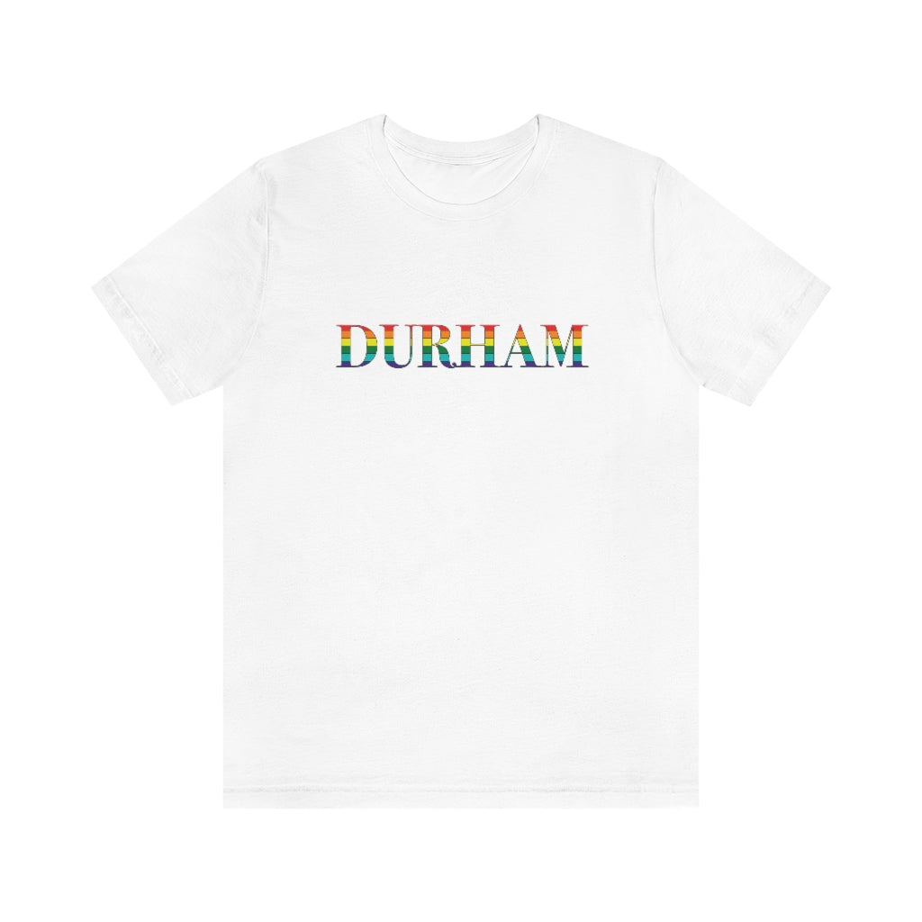 Durham Rainbow Unisex Jersey Short Sleeve Tee