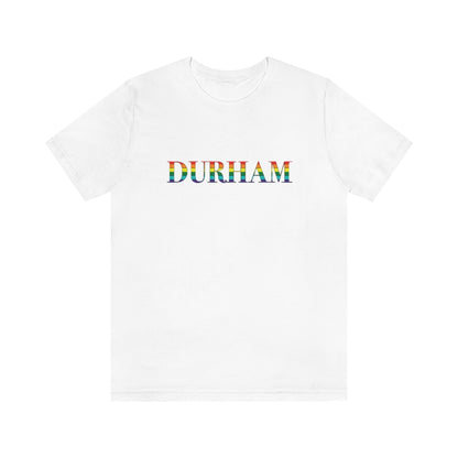 Durham Rainbow Unisex Jersey Short Sleeve Tee