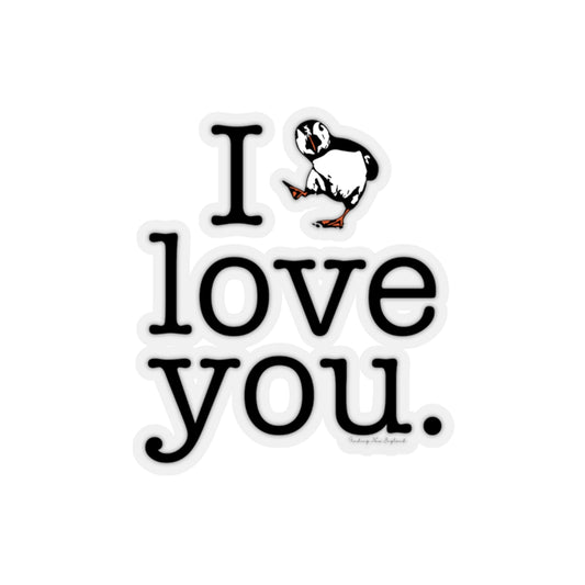 I puffin love you sticker