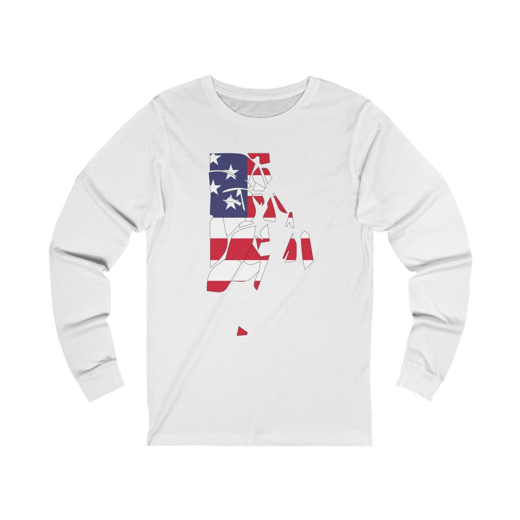 Rhode Island American Flag collection has tee shirts, mugs, reusable bags, and other apparel and gifts. All proceeds goes to help build the Finding New England brand and get our website up and going. Free shipping on all products. 