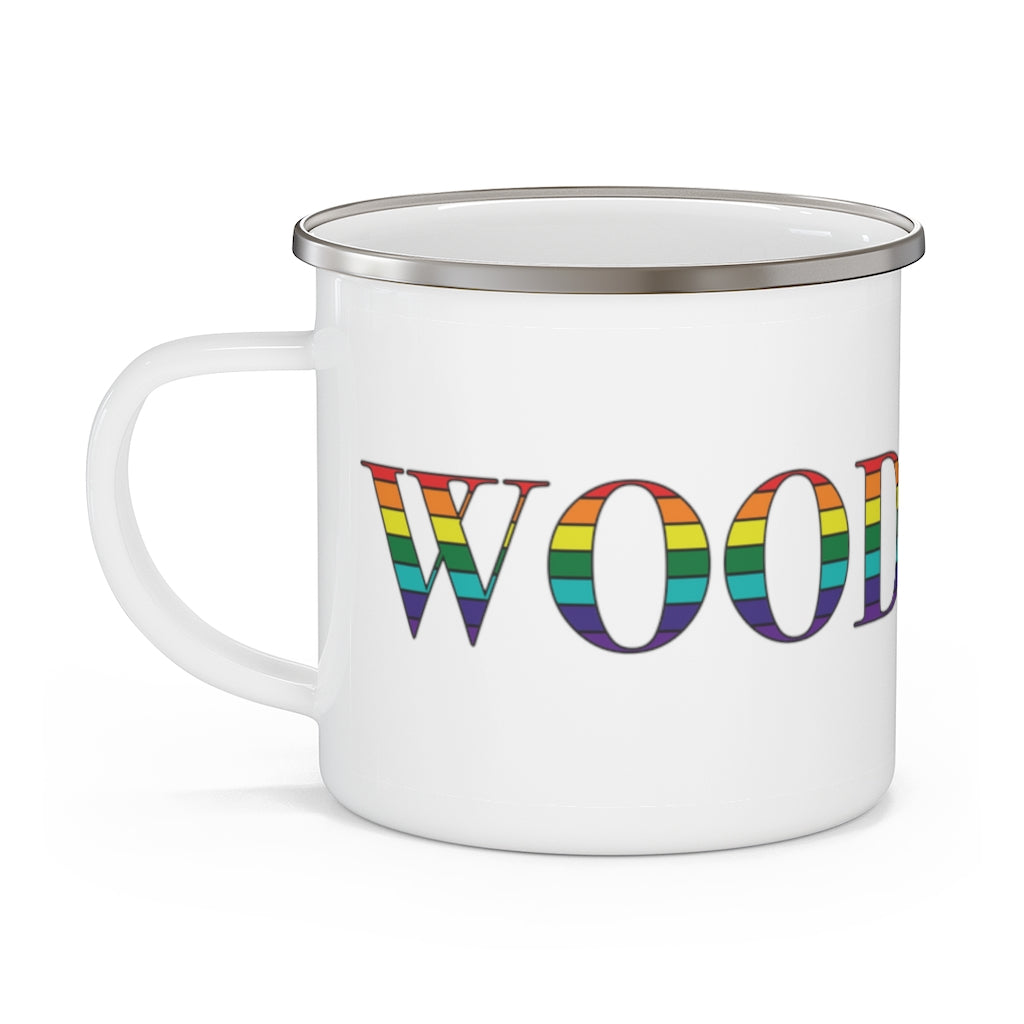 Woodstock Rainbow Enamel Camping Mug