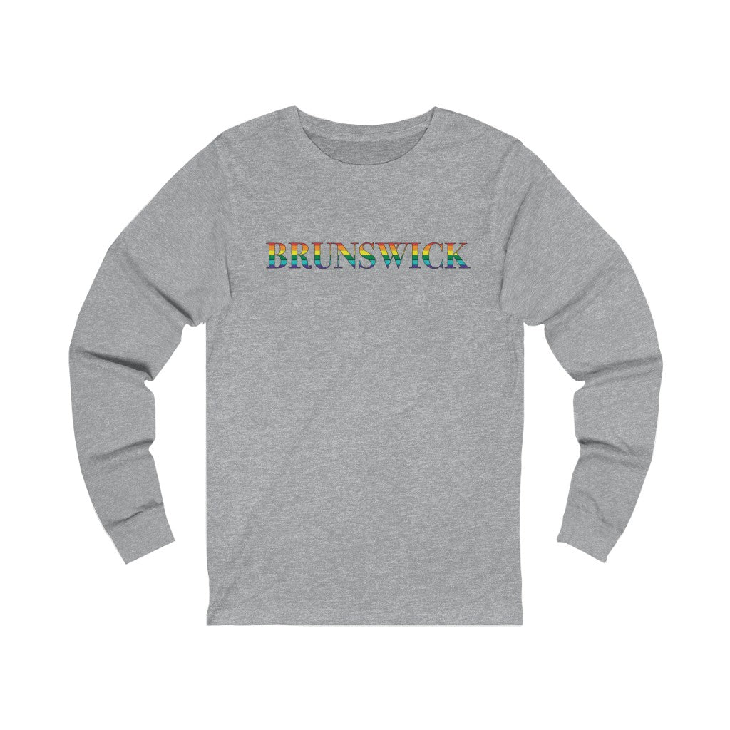 Brunswick Rainbow Unisex Jersey Long Sleeve Tee