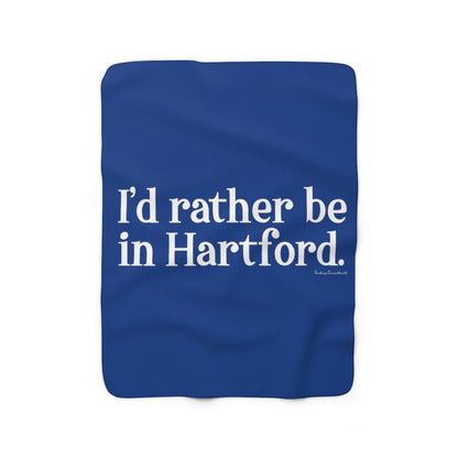 I’d rather be in Hartford Sherpa Fleece Blanket  Proceeds of this collection go to help build Finding Connecticut’s website and brand. • Free USA shipping.   Click here to go to our home page 

i'd rather be in hartfod // hatford ct blanket /// finding connecticut