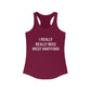 I really really miss West Hartford tank top.   West Hartford Connecticut tee shirts, hoodies sweatshirts, mugs, and other apparel, home gifts, and souvenirs. Proceeds of this collection go to help Finding Connecticut’s brand. Free USA shipping. 

i really really miss west hartford /// west hartford ct womens tan top shirt  // finding connecticut 