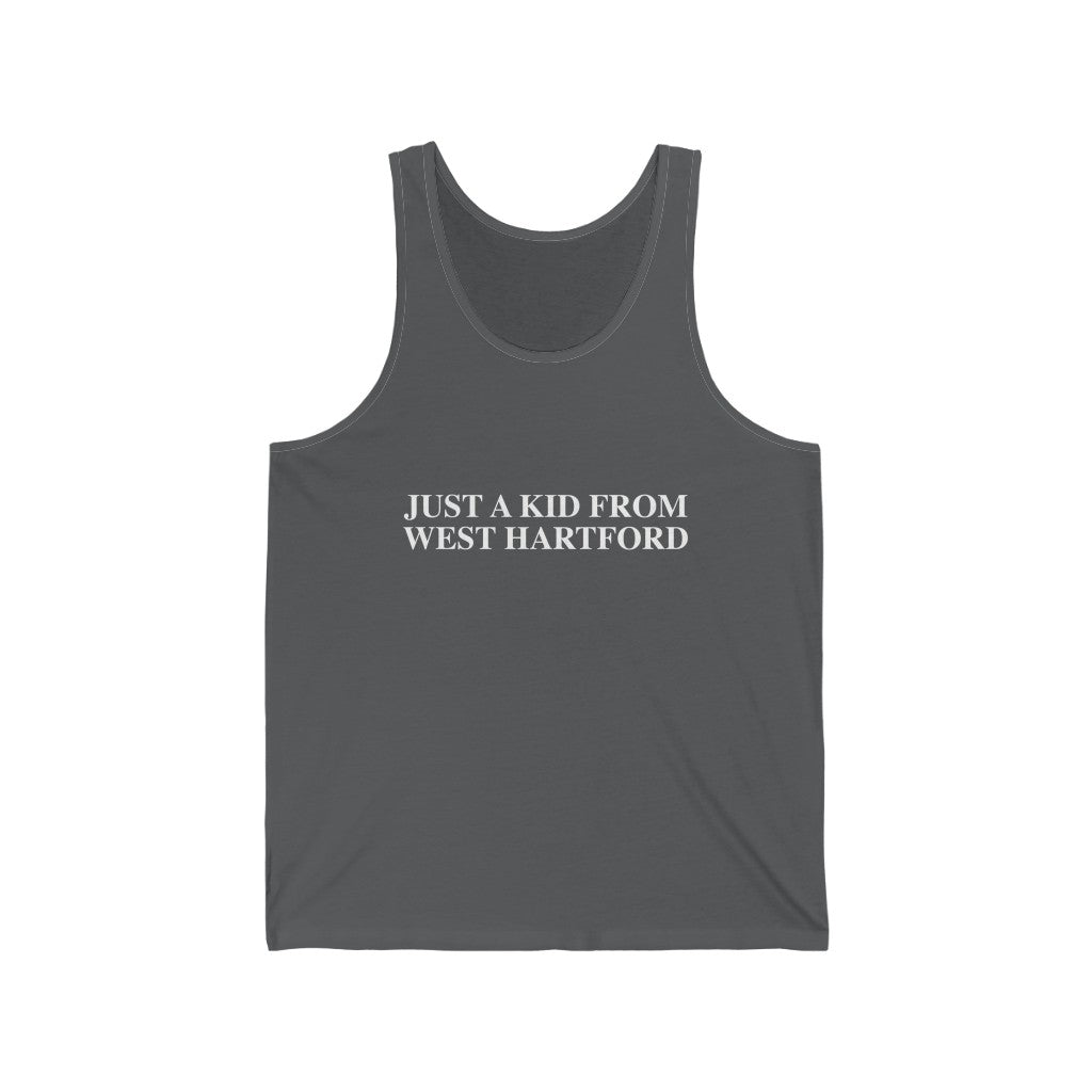 Just a kid from West Hartford tank top.  West Hartford Connecticut tee shirts, hoodies sweatshirts, mugs, other apparel, home gifts, and souvenirs. Proceeds of this collection go to help Finding Connecticut’s brand. Free USA shipping. 

just a kid from West Hartford // west hartford ct tank top shirt // finding connecticut